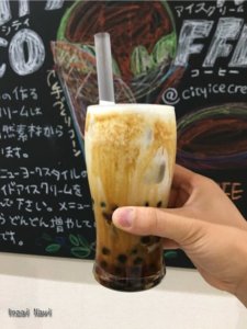 白井市CITY ICECREM&COFFEE（シティアイスクリーム＆コーヒー)タピオカ・濃厚ミルクティー